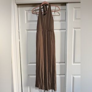 Old Navy Brown Halter Jumpsuit